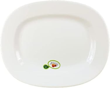 Servewell R-0119 Oval Platter &ndash; White, 35.5 x 31 cm Elegant Serveware