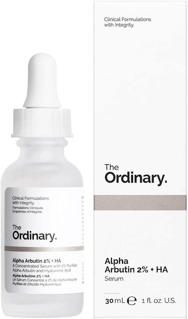 The Ordinary Alpha Arbutin 2% + Ha (Serum To Reduce Dark Spots &amp; Pigmentation), 30ml (Pack Of 1)