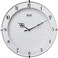 Ajanta Plastic Round Wall Clock &ndash; 19cm Compact Design &ndash; Step Quartz Movement &ndash; White Dial with Minimalist Frame &ndash; Ideal for Home, Kitchen, Office &amp; Study (Model 411-White)