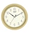 Ajanta Quartz Analog Wall Clock &ndash; Golden Plastic Frame, 43.5 x 31.4 x 8.3 cm   Oval Design for Living Room, Office &amp; Bedroom