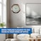 Ajanta Plastic Sweep Analog Wall Clock (Model 1217-Brown) &ndash; Multicolour   24.5 cm x 24.5 cm x 3.8 cm   Silent Sweep Mechanism   Battery Operated   Ideal for Home &amp; Office