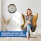 Ajanta Plastic Sweep Analog Wall Clock (Model 1217-Brown) &ndash; Multicolour   24.5 cm x 24.5 cm x 3.8 cm   Silent Sweep Mechanism   Battery Operated   Ideal for Home &amp; Office