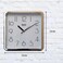 Ajanta Abstract Simple Wall Clock &ndash; White   Modern Analog Design   24W x 39.5H cm   Battery Operated Quartz Movement   Ideal for Home, Office &amp; Bedroom