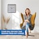 Ajanta Abstract Simple Wall Clock &ndash; White   Modern Analog Design   24W x 39.5H cm   Battery Operated Quartz Movement   Ideal for Home, Office &amp; Bedroom