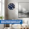 Ajanta 2757 Plastic Abstract Sweep Analog Wall Clock &ndash; Black   30.3 cm x 30.3 cm x 4.5 cm   Silent Sweep Mechanism   Modern Abstract Design   Battery Operated