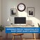 Ajanta Vintage Sweep Wall Clock 5017-Mahogany &ndash; 14 Inch Silent Quartz Analog Wall Clock with Big Display &amp; Matt Wood Finish, Decorative Wall Clock for Living Room, Bedroom &amp; Office