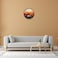 Ajanta Designer Wall Clock 6097 &ndash; Brown   Silent Sweep Movement   Dome Glass   Elegant White Dial with Silver Markers   Home &amp; Office D&eacute;cor