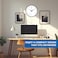 Ajanta Wall Clock 10027 &ndash; Blue Home D&eacute;cor Series   Silent Sweep Movement, Accurate Quartz Clock   Stylish Wall Timepiece for Home &amp; Office