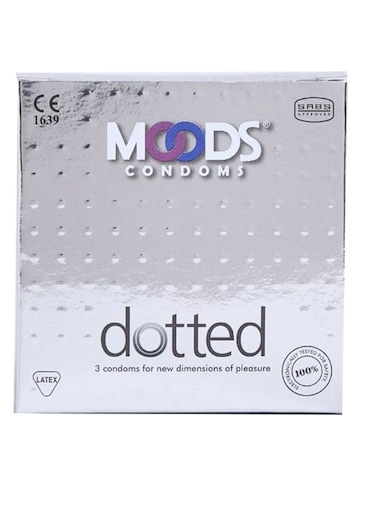 Moods Dotted Condom 3s