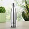 Atlasware Stainless Steel Hot & Cold Vacuum Bottle, Double-Wall Insulated and Leak-Resistant, Silver, 350 ml