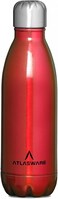 Atlasware Stainless Steel Vacuum Bottle, Double-Wall Insulated, Assorted Colour, 350 ml