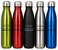 Atlasware Stainless Steel Vacuum Bottle, Double-Wall Insulated, Assorted Colour, 350 ml