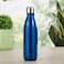Atlasware Stainless Steel Vacuum Bottle, Double-Wall Insulated and Leak-Resistant, Blue, 350 ml