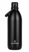 Atlasware Stainless Steel Vacuum Bottle with Carry Handle, Double-Wall Insulated and Leakproof, Black, 2000 ml