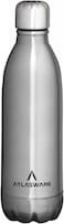 Atlasware Stainless Steel Vacuum Bottle, Double-Wall Insulated and Leak-Resistant, Matt Steel, 350 ml