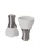 2-Piece Ice Cream Cup Set – White/Silver, Elegant Dessert Cups for Everyday & Entertaining