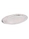 Oval Shaped Platter Silver 50 cm &ndash; Elegant Serving Tray for Dishes &amp; Delicacies
