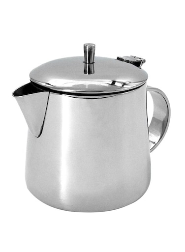 Tea Pot with Cover Silver &ndash; 600ml Stainless Steel Teapot