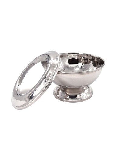 Caviar Set Silver 19x19x12 cm &ndash; Elegant Serving Set for Caviar &amp; Delicacies