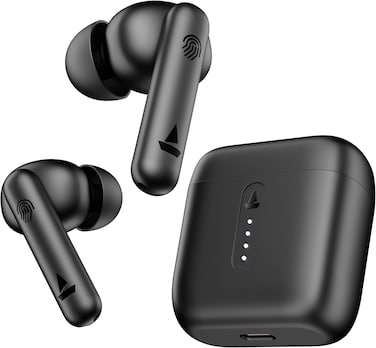 boAt Airdopes 141 Bluetooth Truly Wireless in Ear Earbuds with mic, 42H Playtime, Beast Mode(Low Latency Upto 80ms) for Gaming, ENx Tech, ASAP Charge, IWP, IPX4 Water Resistance (Bold Black)