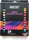 Brustro Acrylic Gouache Colour set of 24 colours