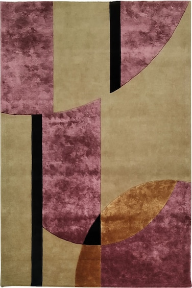 Ramsha Handmade 180x270cm Wool &amp; Viscose Hand Tufted Rug - HTWV 20