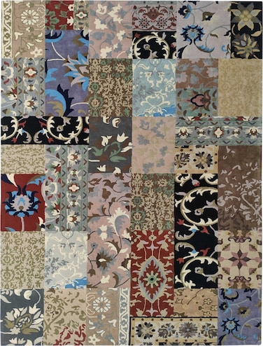 Ramsha Handmade Living Room Multi Color 300x400cm Bedroom Hand Tufted Rug - HTW 43