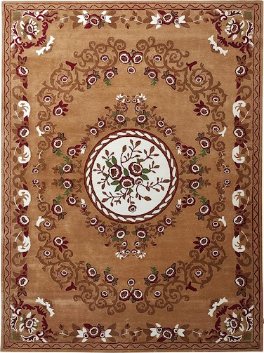 Ramsha Handmade Living Room 300x400cm Polyester &amp; Cotton Hall Decor Hand Tufted Rug - HTP 06