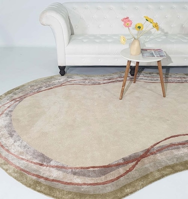 Ramsha Handmade Living Room Multi Color 200x300cm Wool &amp; Cotton Hand Tufted Rug - HTWV 60