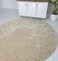 Handmade Ramsha Multi Color Wool &amp; Cotton 200cm Round Hand Tufted Rug - HTWV 61