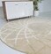 Handmade Ramsha Multi Color Wool &amp; Cotton 200cm Round Hand Tufted Rug - HTWV 61