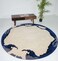 Ramsha Handmade Multi Color 200cm Round Hand Tufted Rug - HTW 64