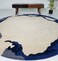 Ramsha Handmade Multi Color 200cm Round Hand Tufted Rug - HTW 64