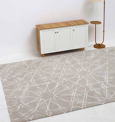 Ramsha Handmade Multi Color 200x300cm Polyester &amp; Cotton Hand Tufted Rug - HTP 15