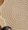 Ramsha Handmade Living Room Natural White Color 183x200 cm Handmade Area Rug - HTWV-138