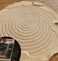 Ramsha Handmade Living Room Natural White Color 183x200 cm Handmade Area Rug - HTWV-138