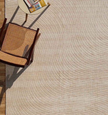 سجادة الجوت المضفرة سجادة سوداء وطبيعية 90 سم سجادة مستديرة الشكل