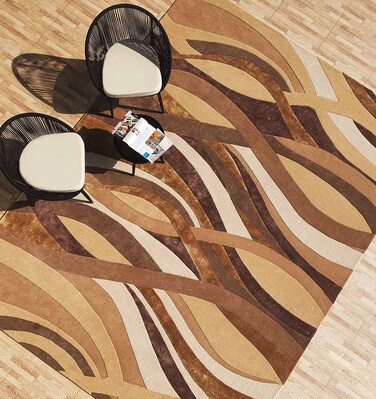 Handmade Ramsha Bed Room 200X300 CM Multi Color Wool &amp; Cotton Handmade Rug - HTWV 80