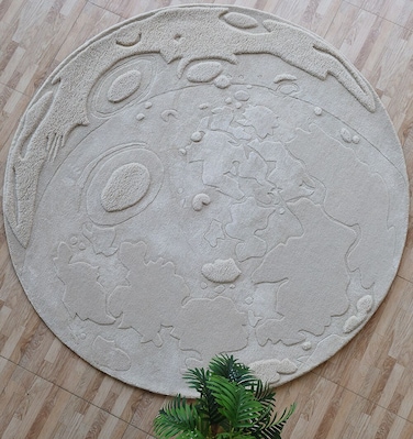 Ramsha Handmade Living Room 200 cm rd Natural Color Handmade Area Rug - HTWV-150