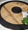 Handmade Natural &amp; Black Color 150 CM Ramsha Living Room Braided Jute Round Rug - BR 003