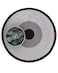 Handmade White &amp; Black Color 90 CM Cotton Round Rug - BR 010