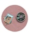Handmade Pink Color 120 CM Cotton Round Rug - BR 011