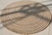Handmade Natural &amp; White Color 90 CM Braided Jute Round Rug - BR 012