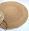 Ramsha Handmade Jute Natural Color 150 CM Braided Round Rug - BR 013