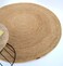 Ramsha Handmade Jute Natural Color 200 CM Braided Round Rug - BR 013