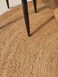 Handmade Natural Color 150 CM Braided Round Jute Rug - BR 016