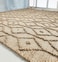 Ramsha Handmade Natural Jute Color 250X350 CM Living Room Decor Jute &amp; Cotton Woven Rug - SR 004