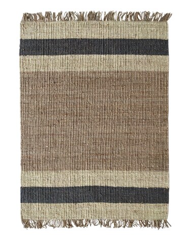 Ramsha Handmade Living Room 170x240cm Natural &amp; Bleach Woven Rug - WR 005