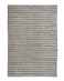 Ramhsa Handmade 200x300cm Living Room Beige &amp; White Color Leather &amp; Cotton Woven Rug WR 007