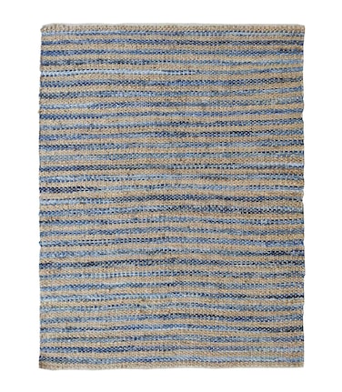 سجادة الجوت المضفرة سجادة سوداء وطبيعية 90 سم سجادة مستديرة الشكل